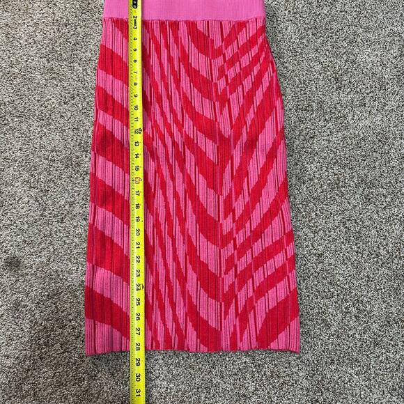 ASTR THE LABEL Women's Alana Skirt Size M In Pink & Red - Picture 6 of 12